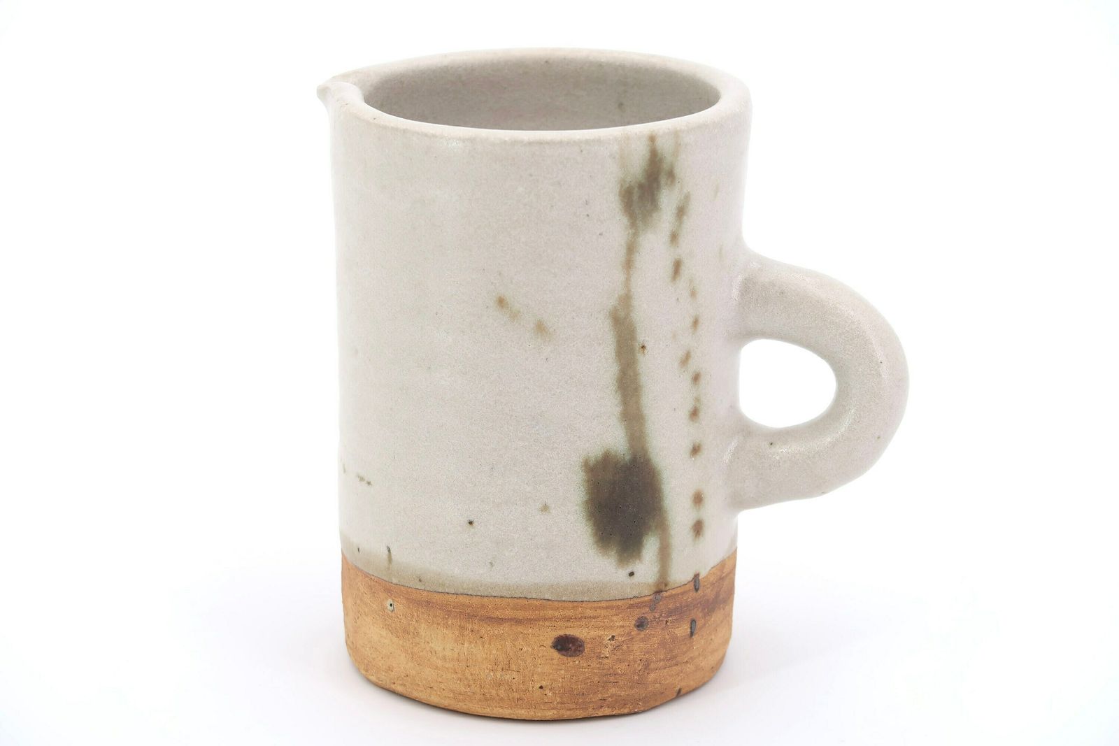 Franse Keramische Kannen Van La Poterie De La Colombe, Jaren 1970 / Abstract Groen Bruin, Landelijk Boho Chic photo vintage