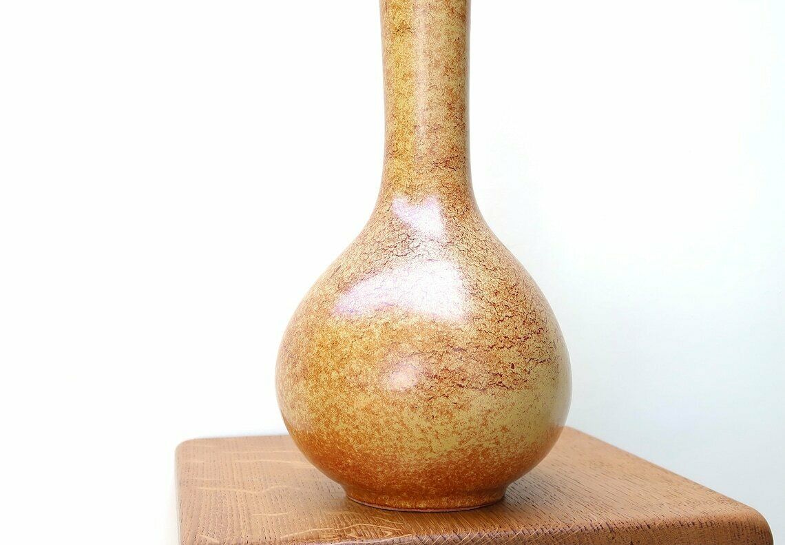 Vase en céramique brune, par Roberto Rigon pour Bertoncello, Italie, années 1960 photo 245.0