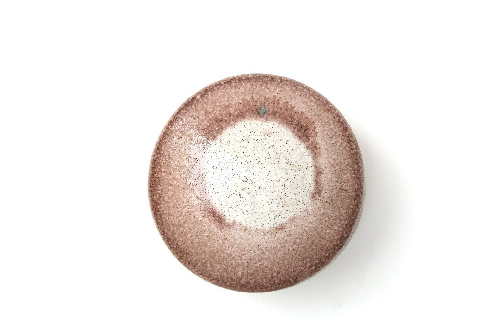 photo for sale Set Of 3 French Ceramic Vases And Box, Pale Pink, 1970s / Vintage, Boho Chic, Folk