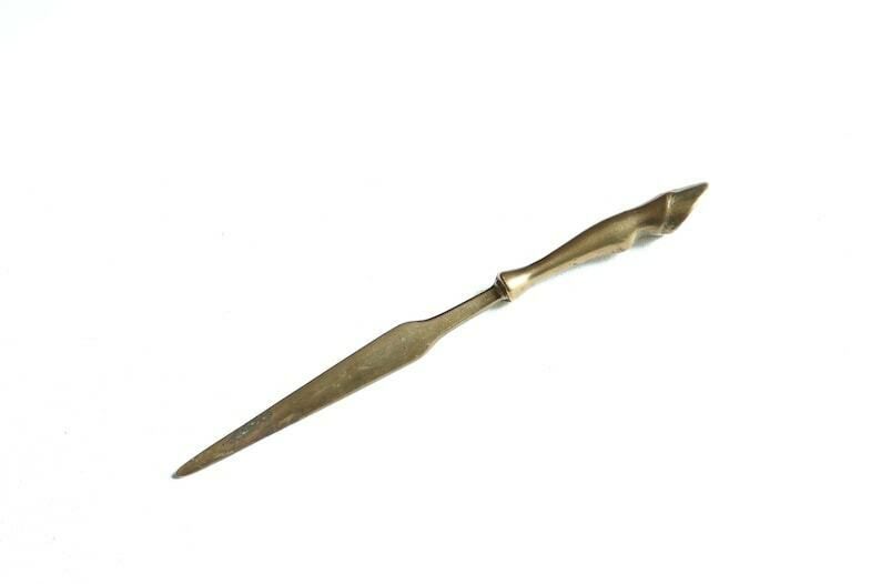 Brass Paper Knife, Horse Leg, 1970s photo furniture