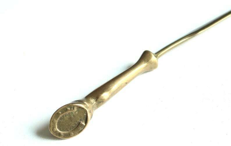 Brass Paper Knife, Horse Leg, 1970s photo Home Decor