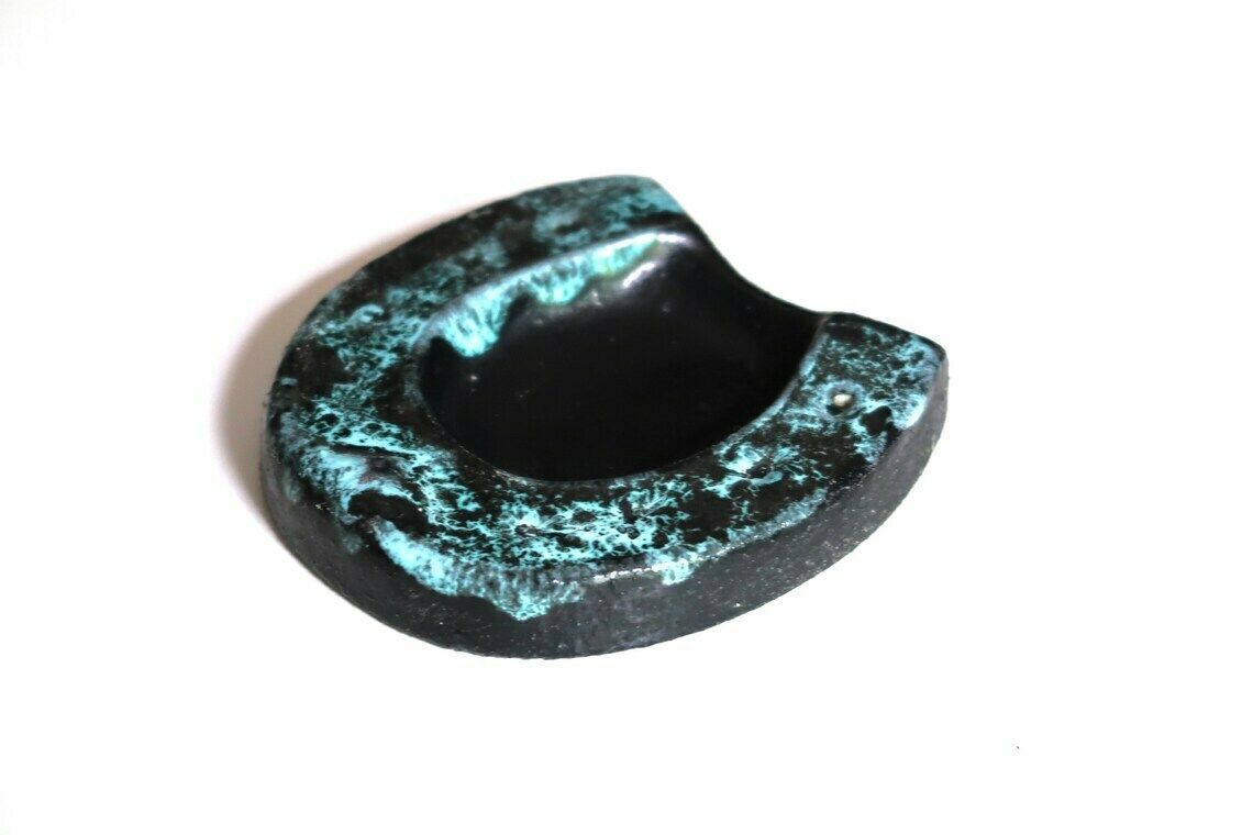 Ceramic Horseshoe Ashtray Or Dish By Accolay, France, 1960s / Lucky Charm, Modern, Modernist, Abstract Decor photo furniture