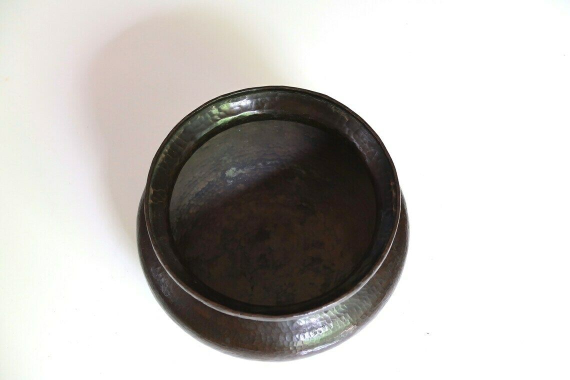 Moroccan Hammered Copper Box, Copperware, 1970s / Boho Chic, Folk, Tribal, Storage, Bohemian, Ethnic, Jewelry Case photo for sale