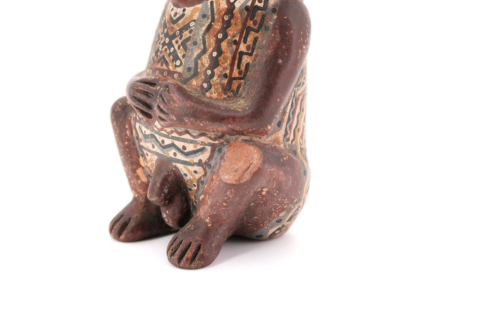 Peruaanse antropomorfe terracotta vaas, jaren 1970 / Sculptuur, Boho Chic, Primitieve Volkskunst, Tribale Kunst photo for sale