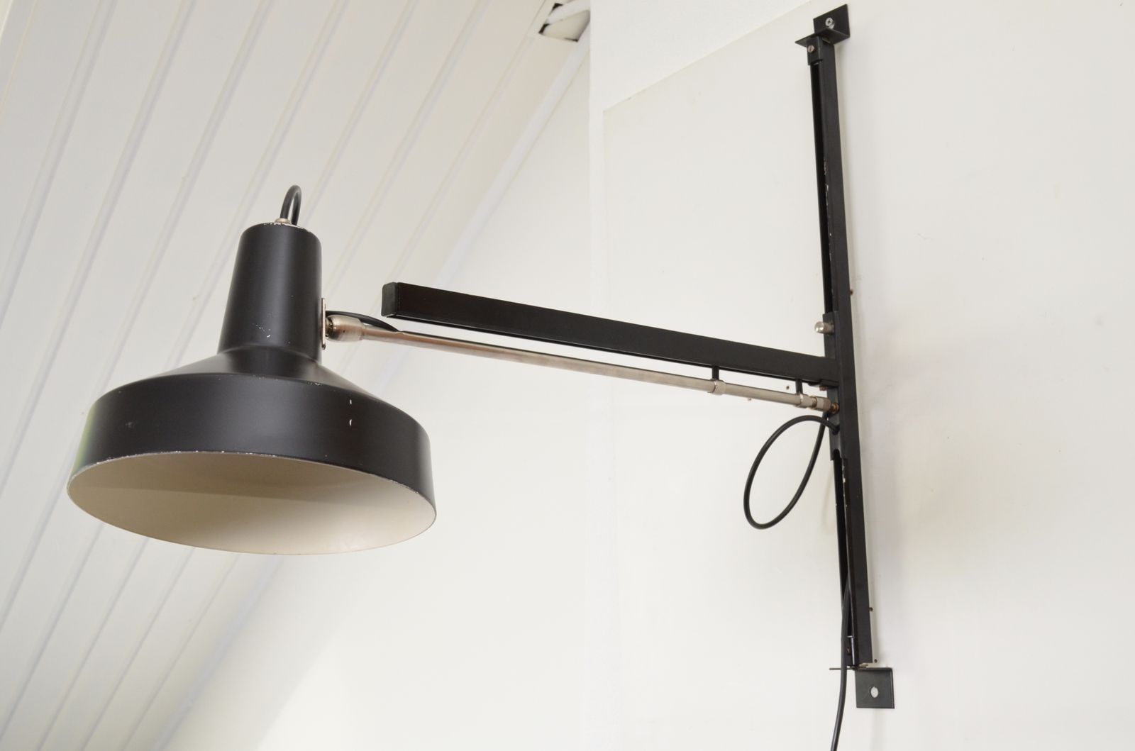 Dutch Modernist Midcentury Telescope Metal Wall Lamp By Niek Hiemstra For Hiemstra Evolux photo 649.0