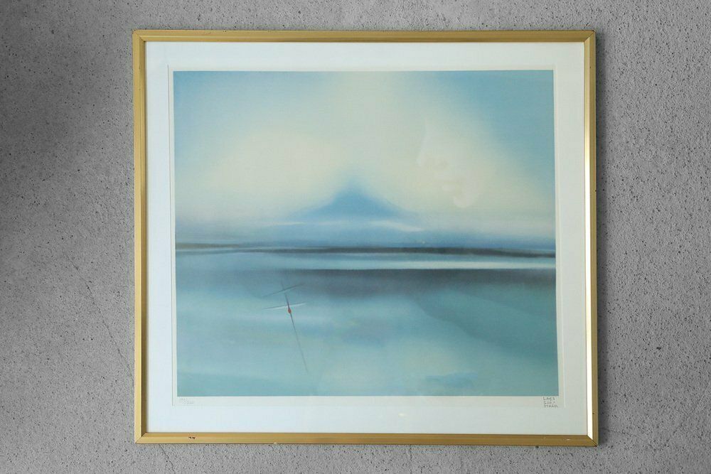 Lars Sjöström, Surreal Picture, 1970s, Color Lithography, Framed
