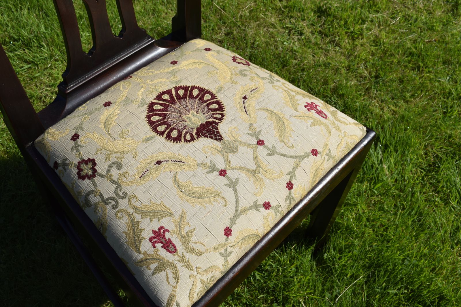 245.0 Georgian Period Chippendale Chair photo