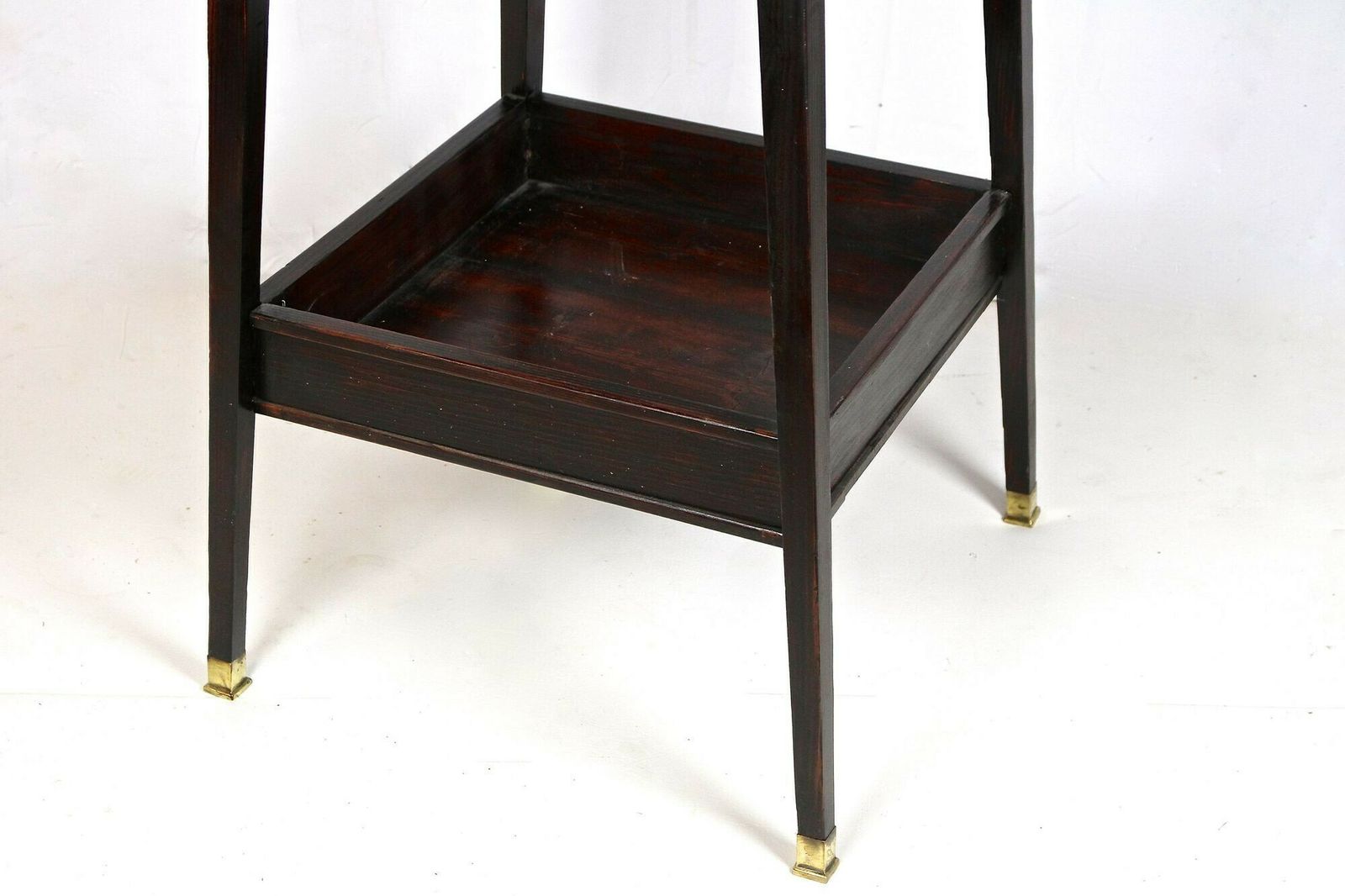 20th Century Art Nouveau Beechwood Pedestal/ Flower Tub, Mahogany, Ca. 1905 photo buy