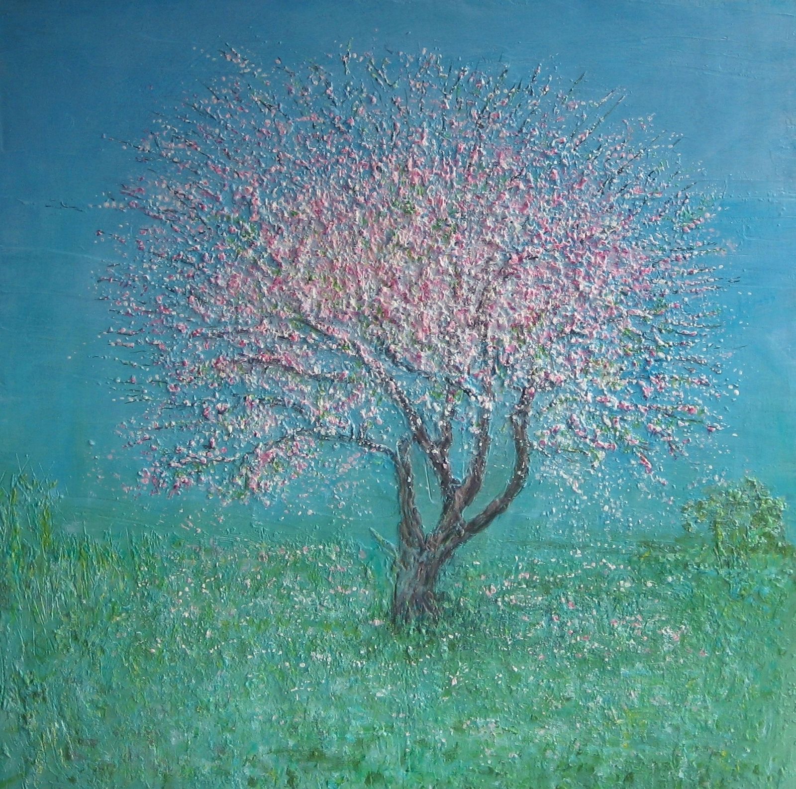 "Apple Blossom" Impressionist Oil Ppainting By Carolyn Miller photo 1200.0