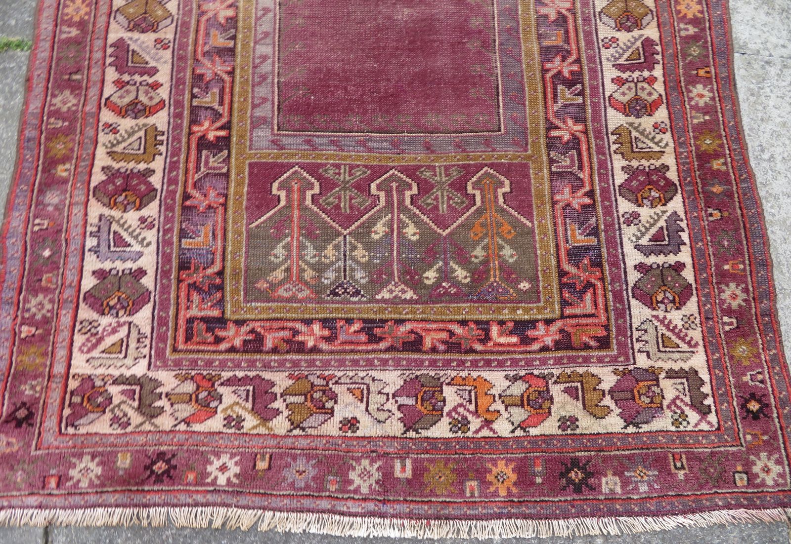 995.0 Unusual Antique Turkish Ladik/Maden Prayer Rug. North Central Anatolia. Late 19th Century. 176cm X 104cm. photo