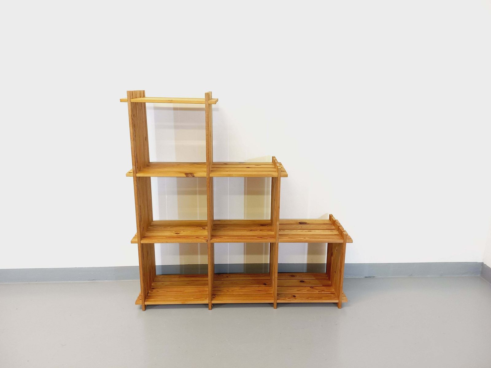 Pine Staircase Bookcase, 1980s photo for sale