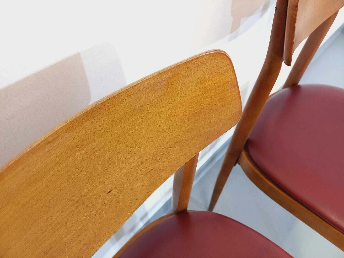 2 chaises scandinaves en hêtre, années 1950 photo vinterior