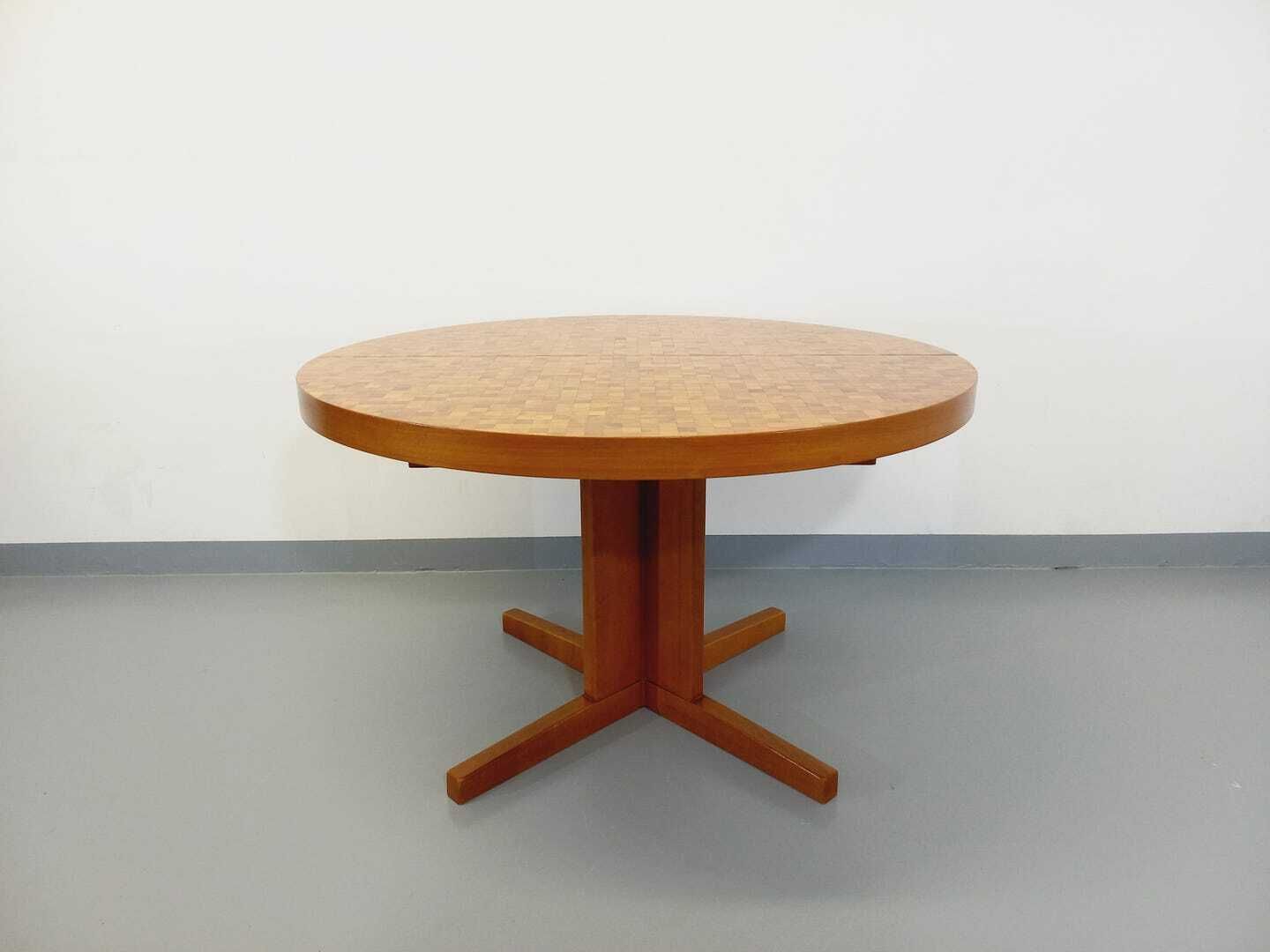 Dieter Waeckerlin Round Table In Teak And Walnut photo Furniture