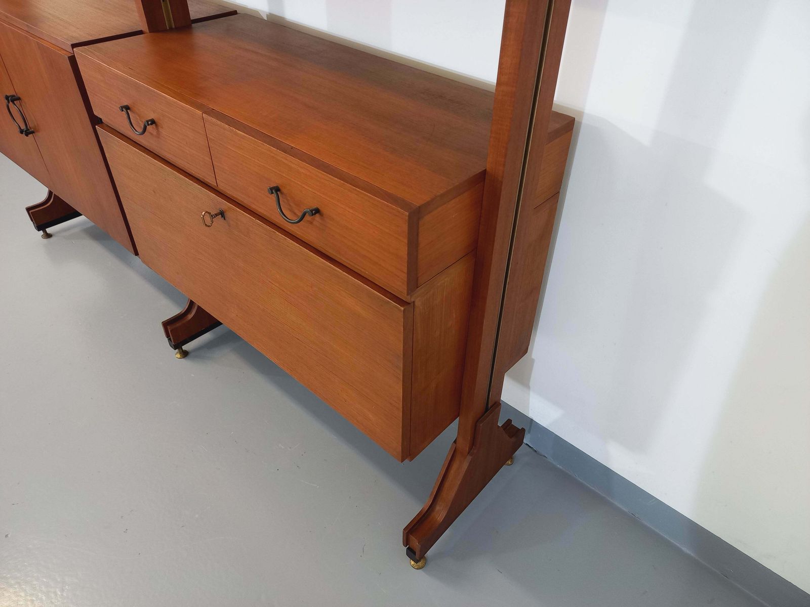Mobilier Bibliothèque scandinave en teck, années 1960 photo
