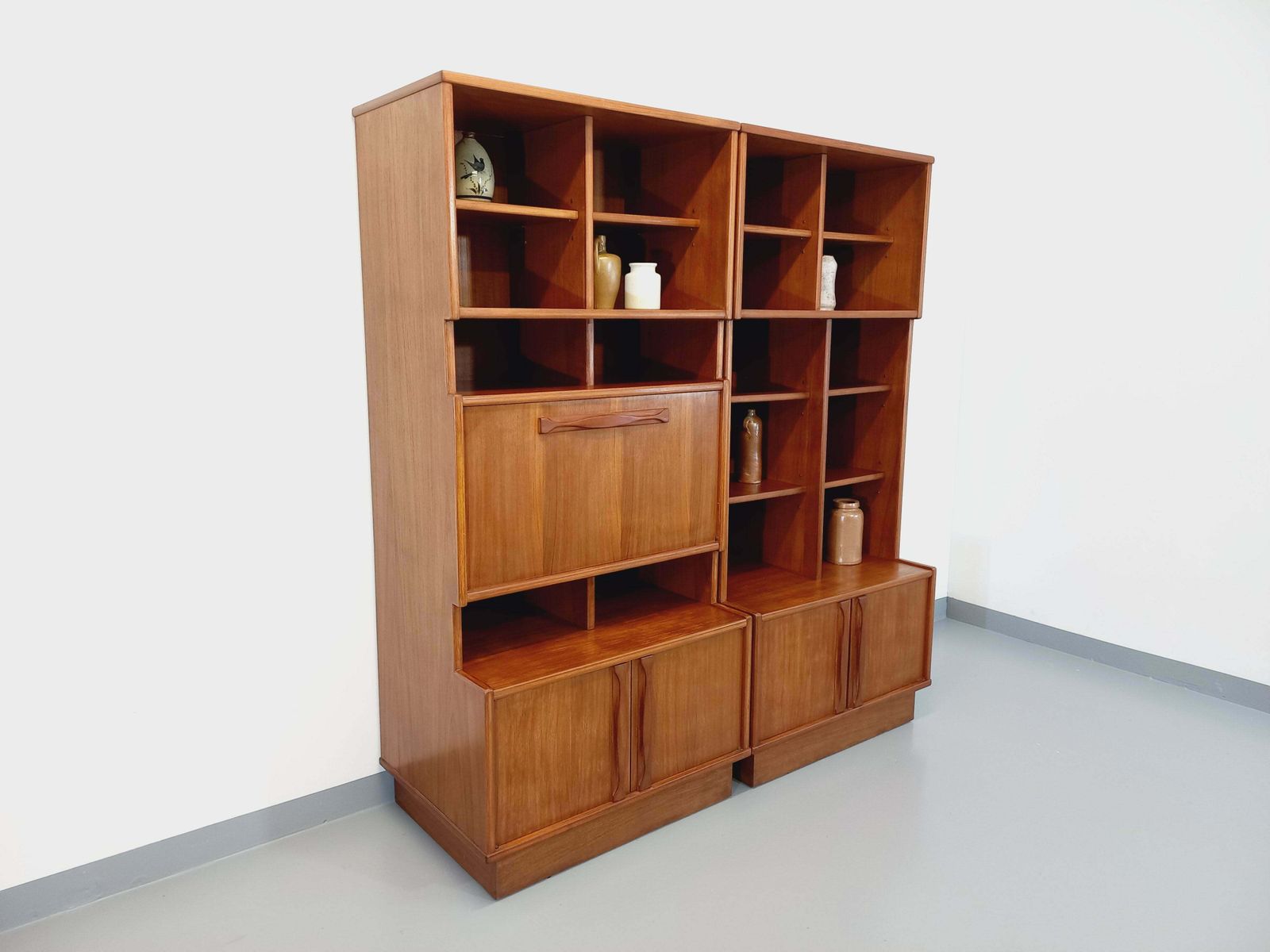 Scandinavian Teak Bookcase, 1960s photo 4484.0