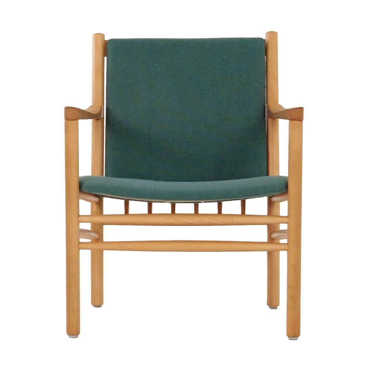 Beech Armchair, Danish Design, 1970s, Designer: Erik Ole Jørgensen, Manufacture: Tarm Stole & Møbelfabrik