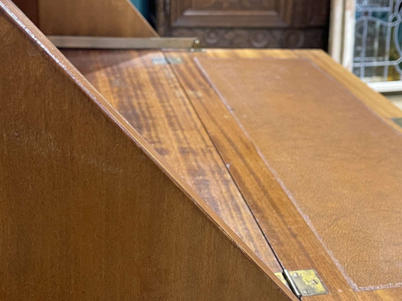 1950s English Mahogany Writing Desk photo furniture