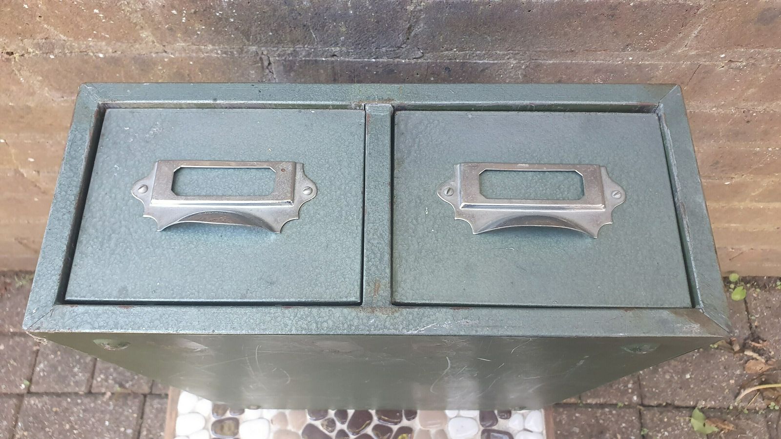 Super Metal And Chrome Index Drawers Useful For Artisan And Storage. photo Furniture