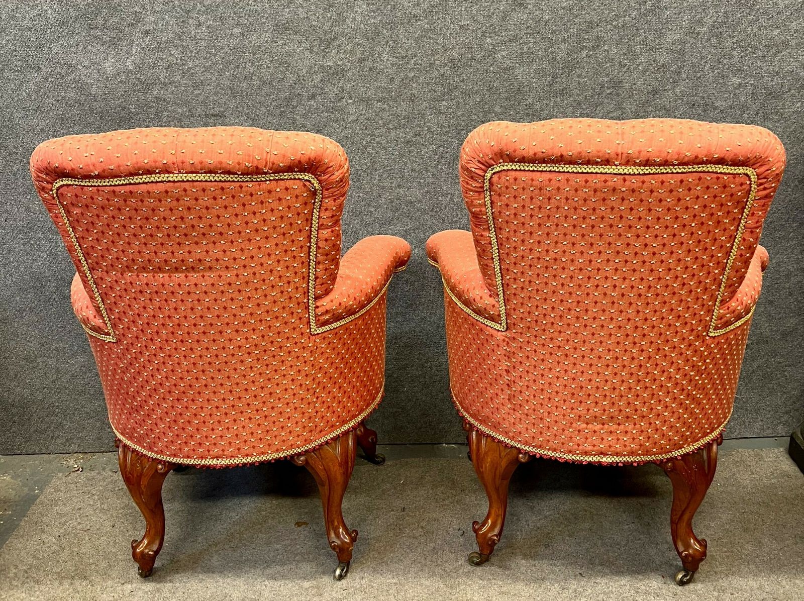 Pair Of Victorian Tub Chairs, 1800s photo 1045.0