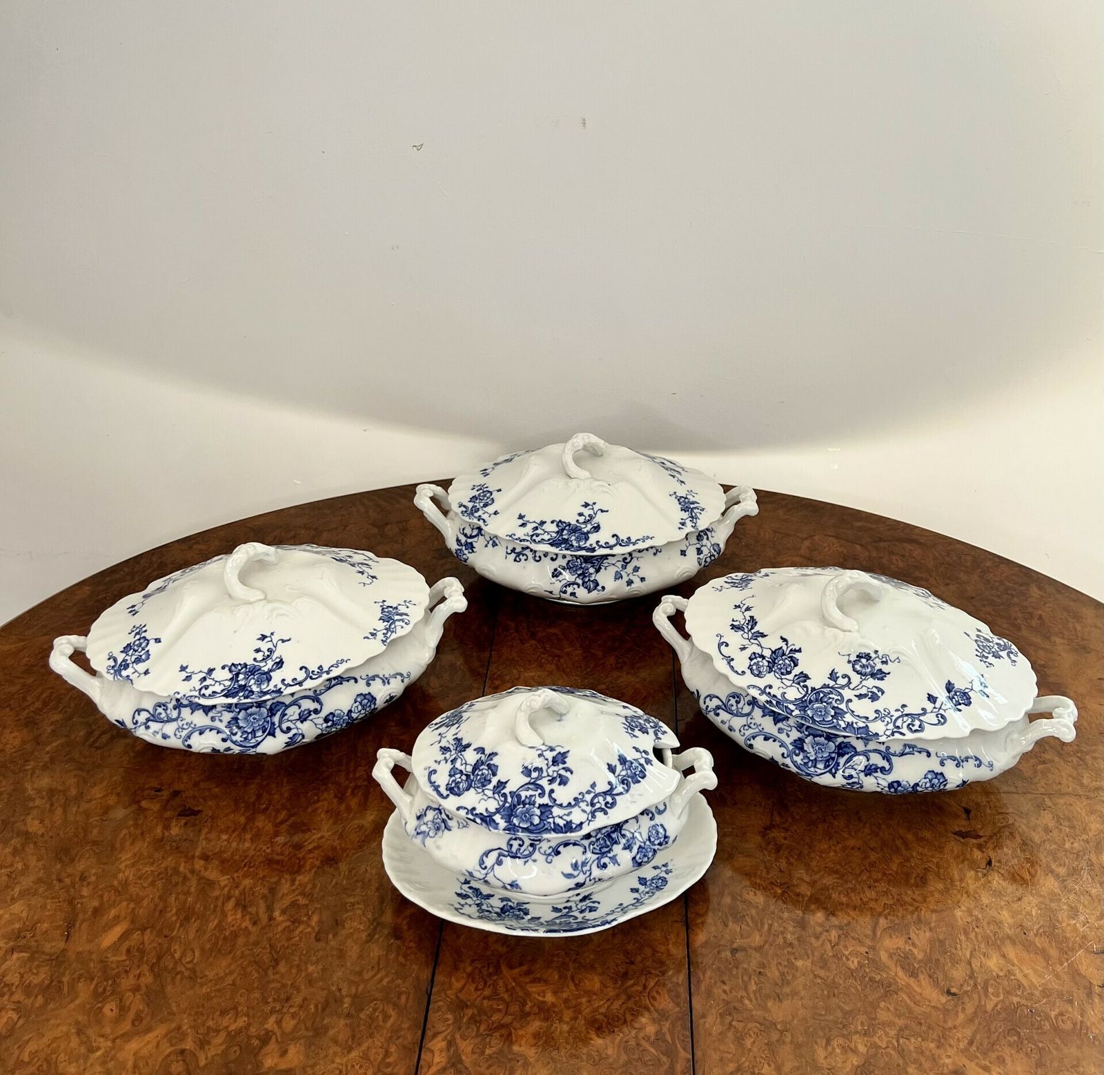 Quality Collection Of Four Antique Doulton Burslem Lorna Tureens photo Home Decor