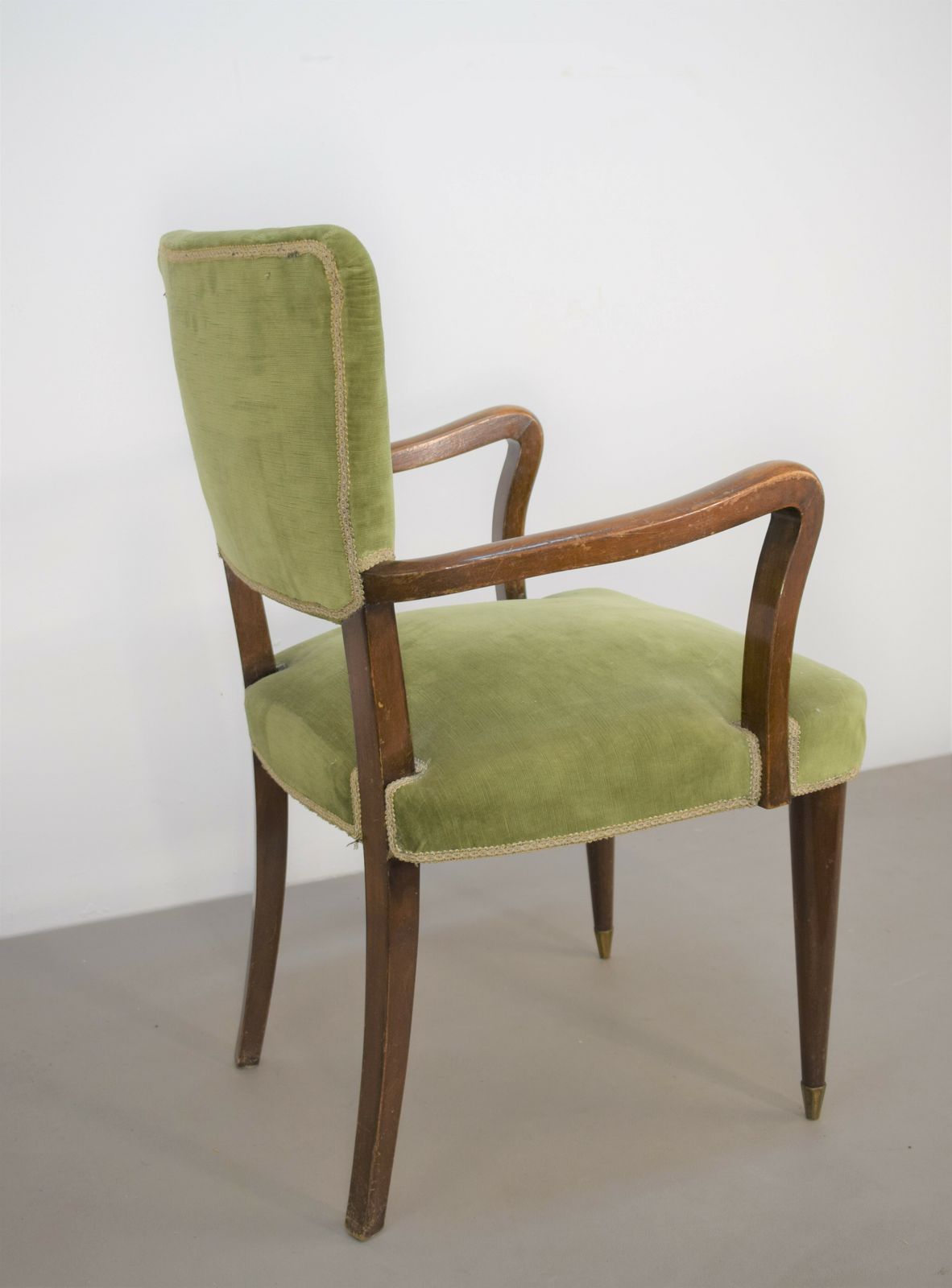 Italian Armchair, 1950s, Velvet photo furniture