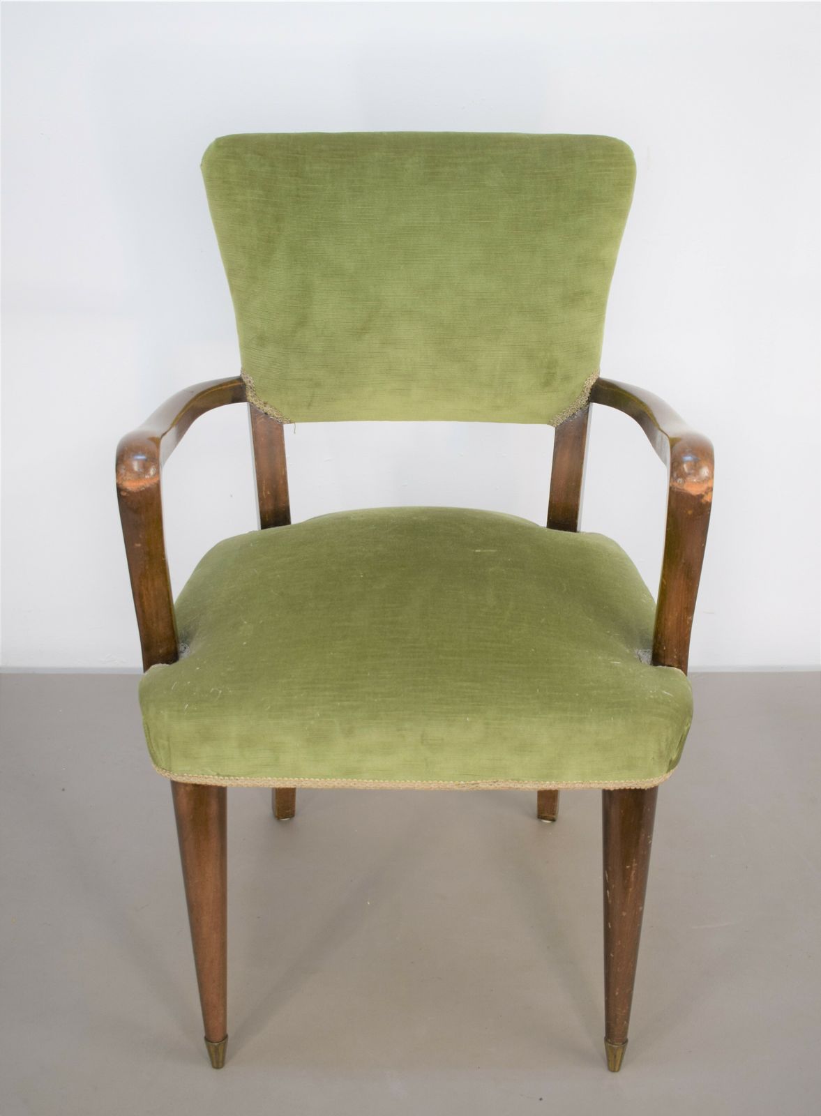 Italian Armchair, 1950s, Velvet photo 171.38