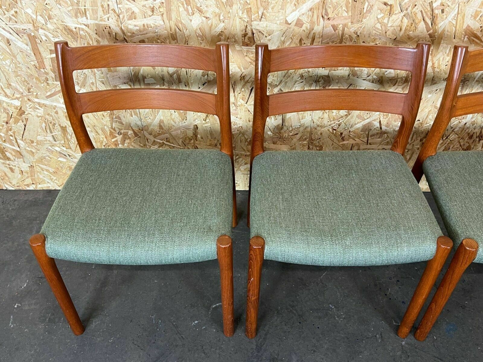 4x 60s 70s Chairs Teak Dining Chair Niels O. Möller For Jl Møllers 60s photo Furniture