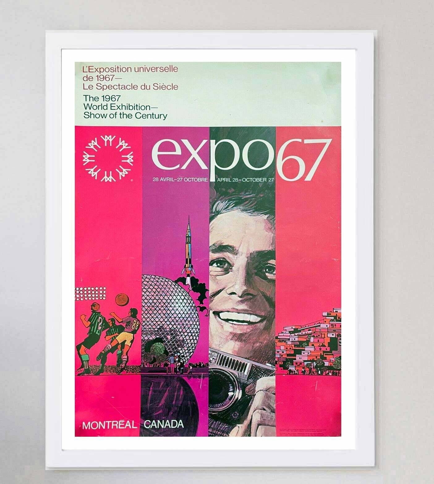 Expo 67   Montreal World's Fair Original Vintage Poster photo for sale