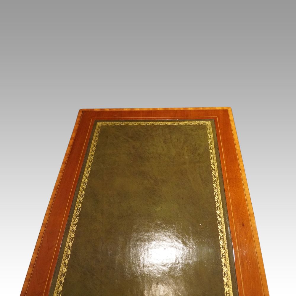 Edwardian Inlaid Mahogany Desk photo furniture