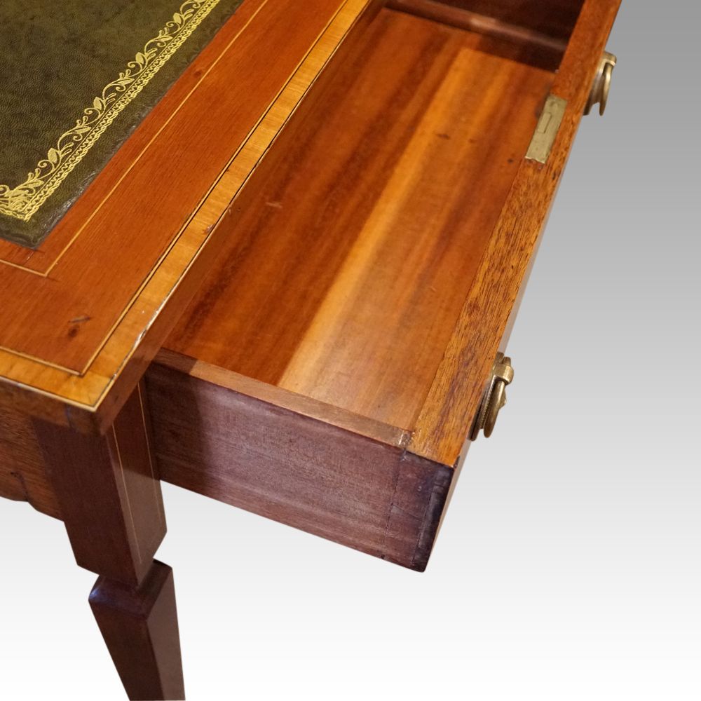Edwardian Inlaid Mahogany Desk photo Furniture