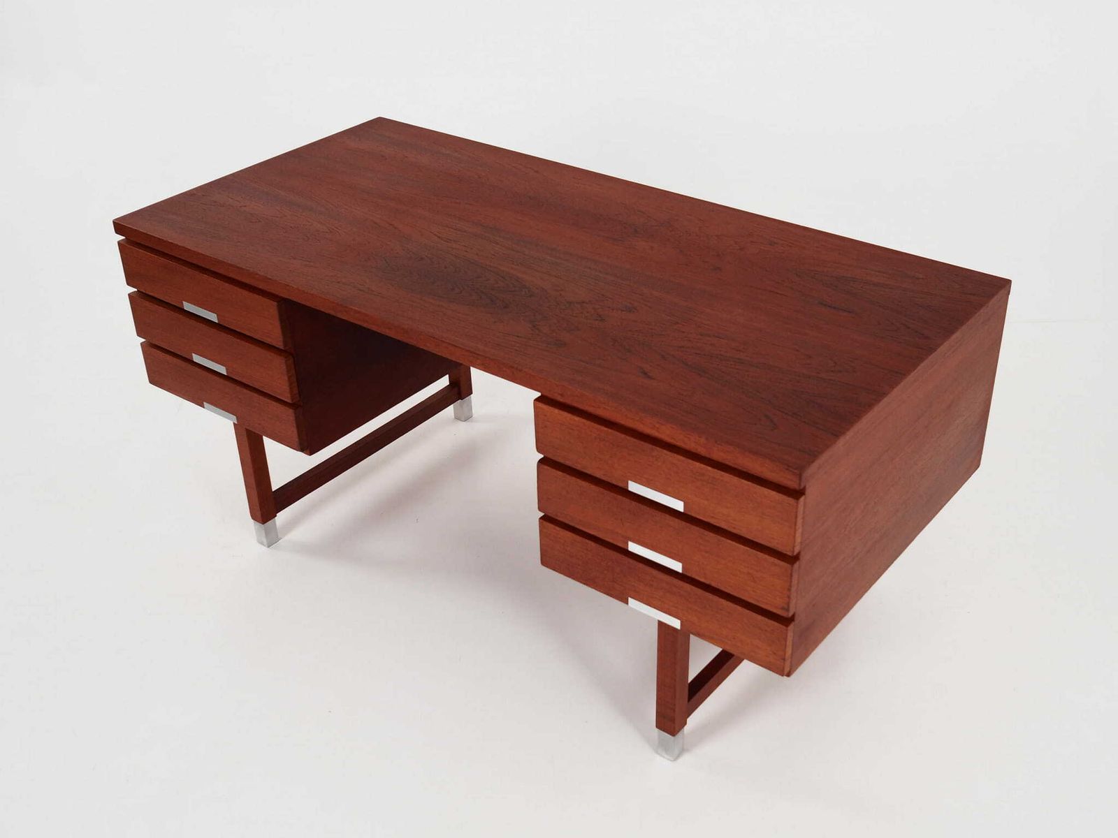 Teak Desk, Danish Design, 1970s, Manufacturer: Eigil Petersens Møbelfabrik photo buy