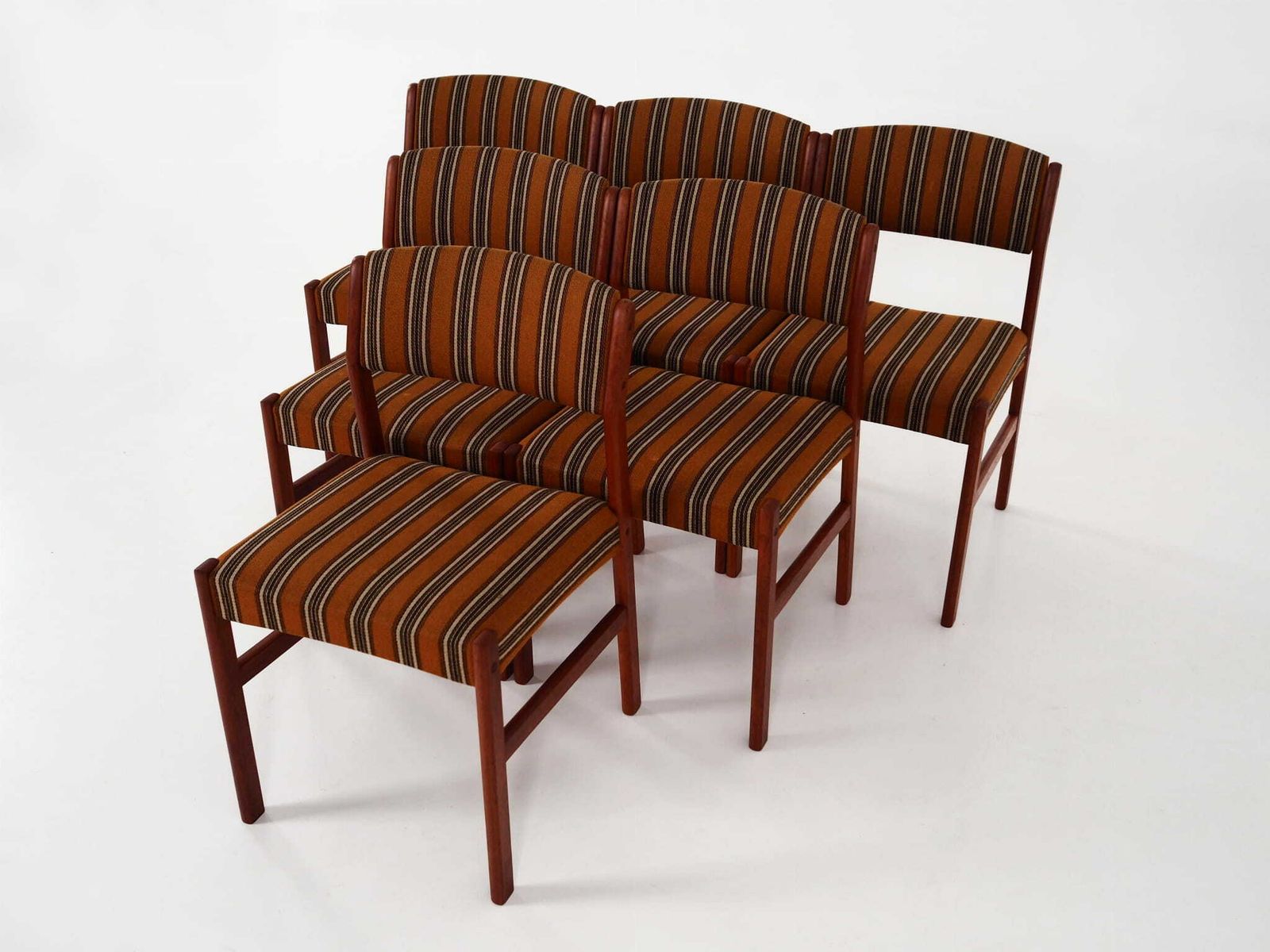 Set Of Six Teak Chairs, Danish Design, 1970s, Production: Denmark photo Furniture