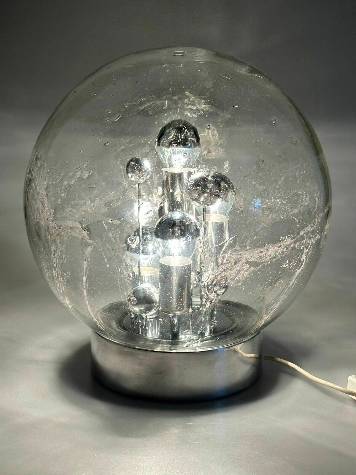 photo buy 60s 70s Table Lamp Ball Lamp Doria "Big Ball" Glass Space Age Design