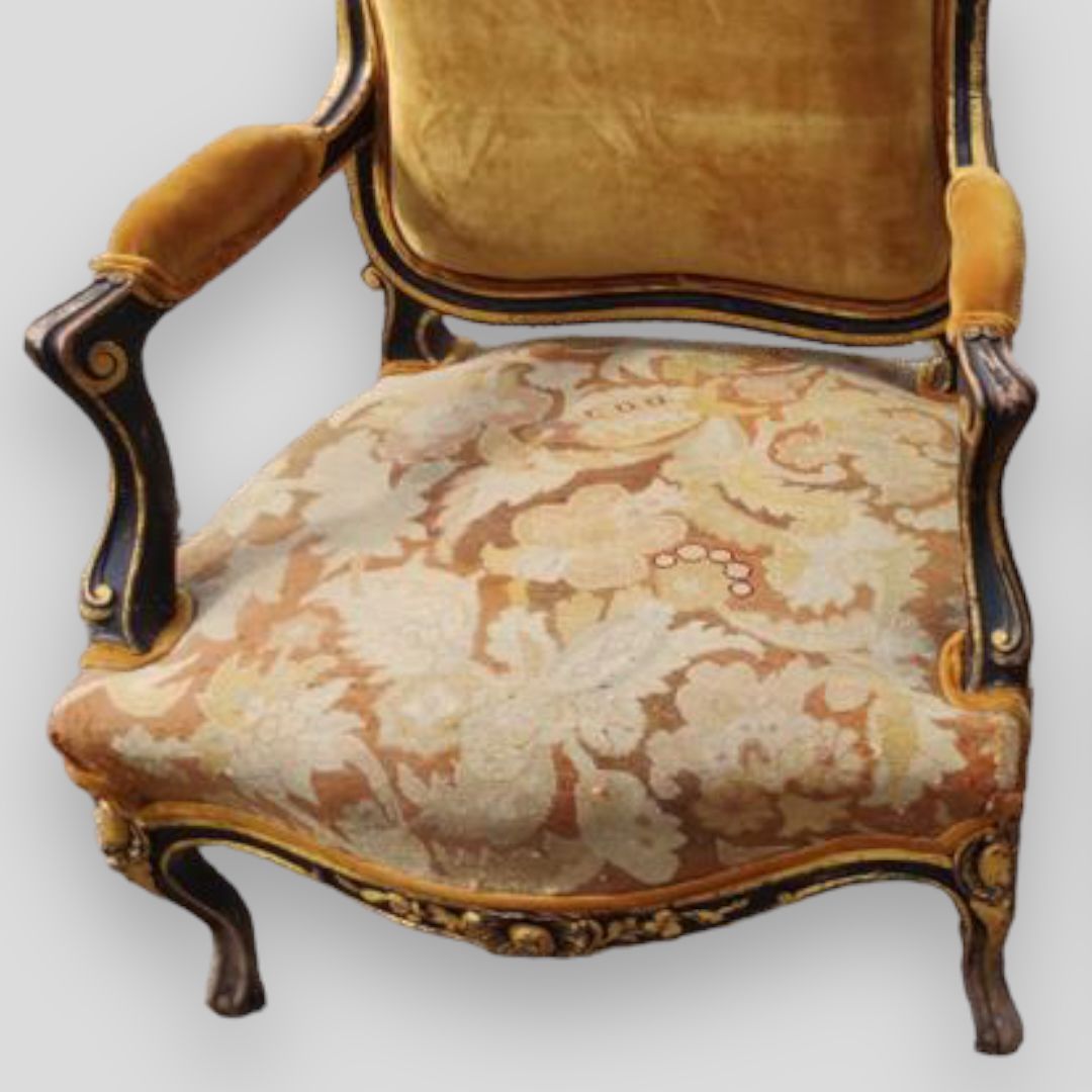 A Stunning Pair Of Second Empire Fauteuil Armchairs photo 1975.0