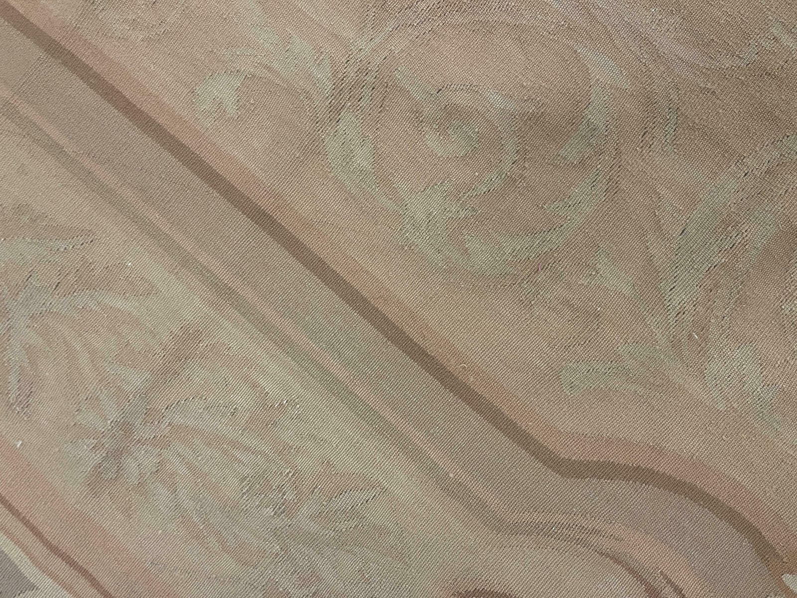 Handmade Aubusson Rug 1980 French  Carpet Vintage Pink And Beige Wool Rugs photo buy