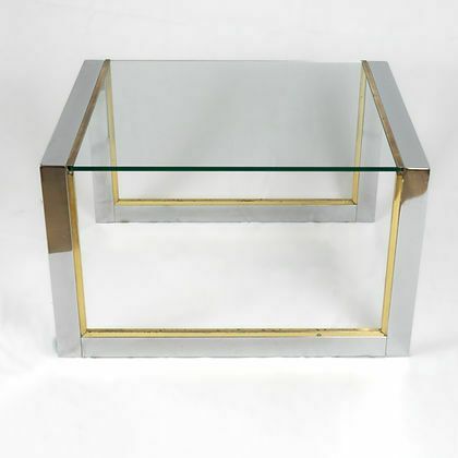 Pair Of Romeo Rega Glass Tables photo Furniture