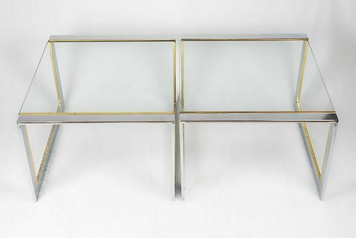 Pair Of Romeo Rega Glass Tables photo vinterior