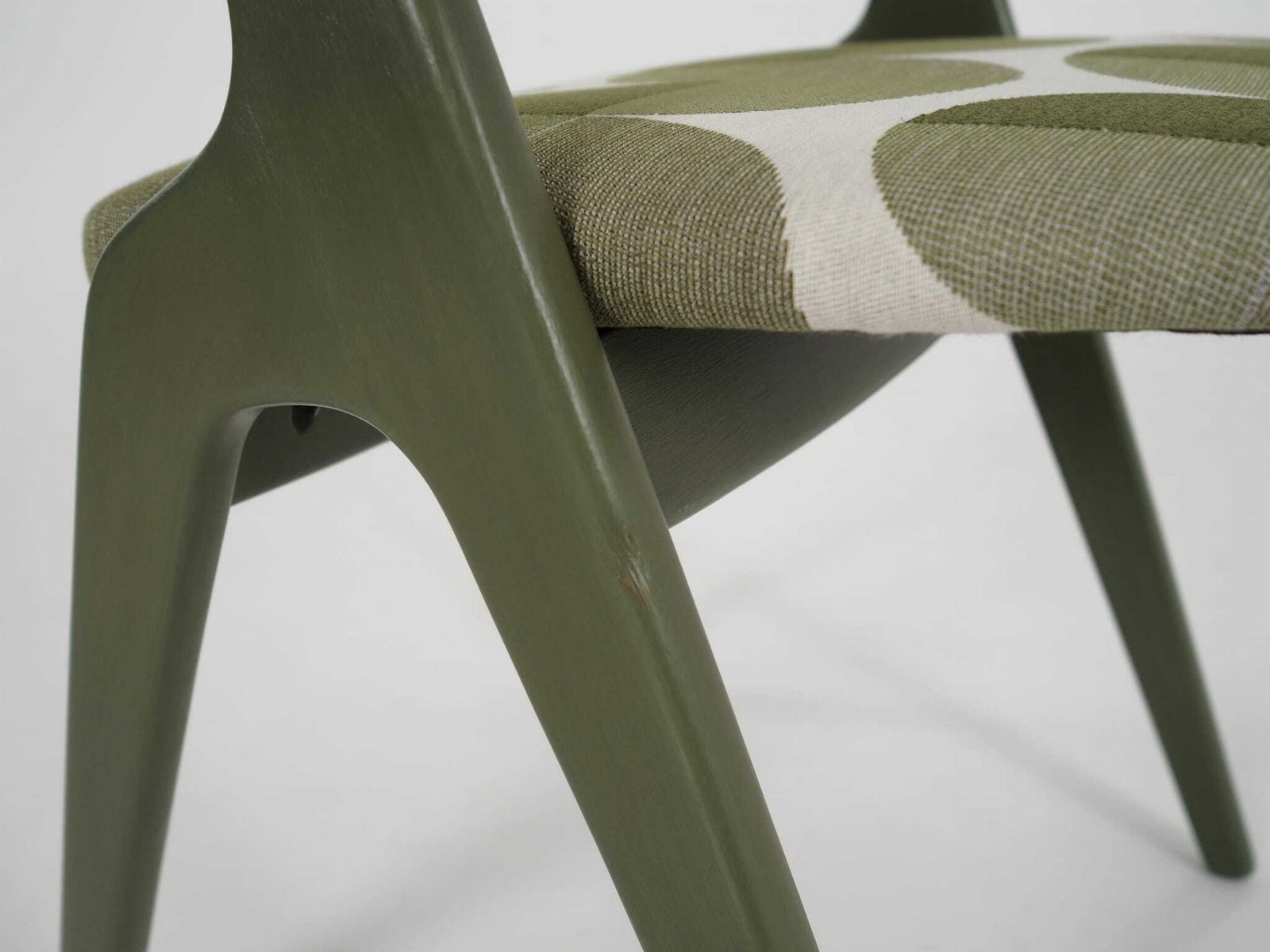 Furniture Green Chair, Danish Design, 1970s, Production: Denmark photo