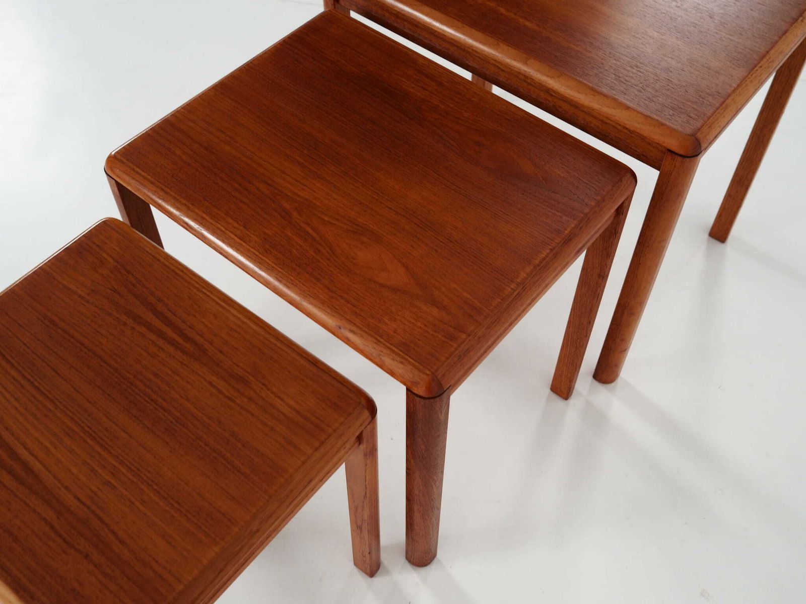 photo furniture Set Of Three Teak Tables, Danish Design, 1970s, Production: Denmark