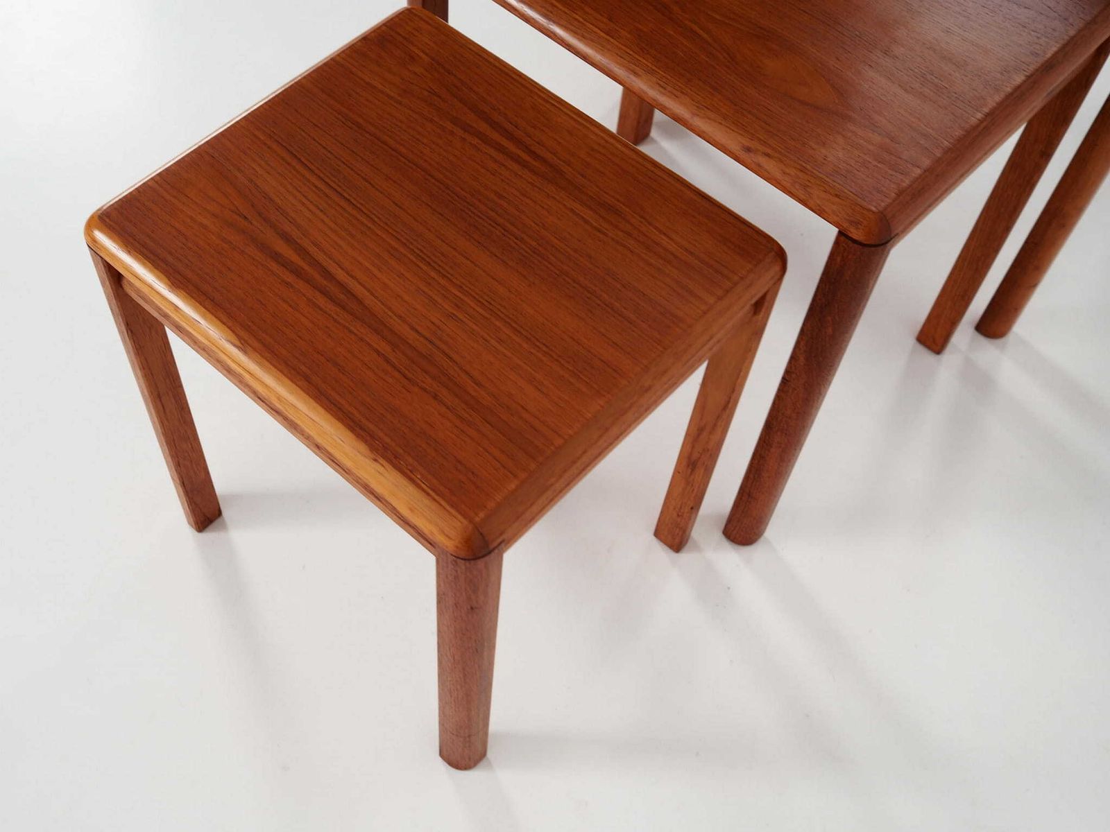photo for sale Set Of Three Teak Tables, Danish Design, 1970s, Production: Denmark