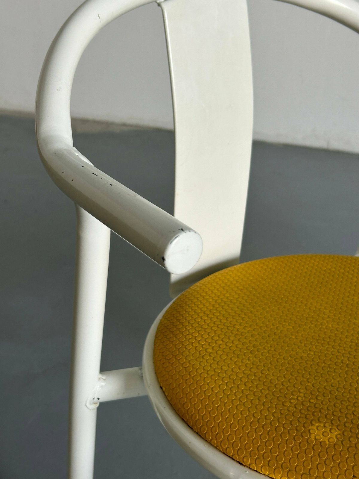 Pair Of Vintage Ikea Postmodern Memphis Maxmo Metal Dining Chairs, 1980s Ikea photo vintage