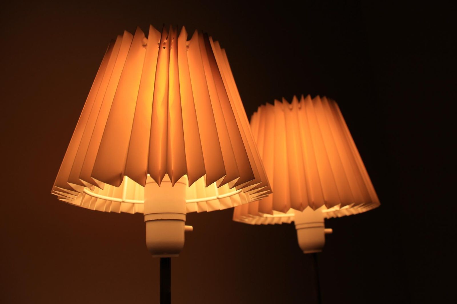 Pair Of Mid Century Table / Desk Lamps Falkenbergs Belysnings, Sweden, 1970s.  photo 1430.0