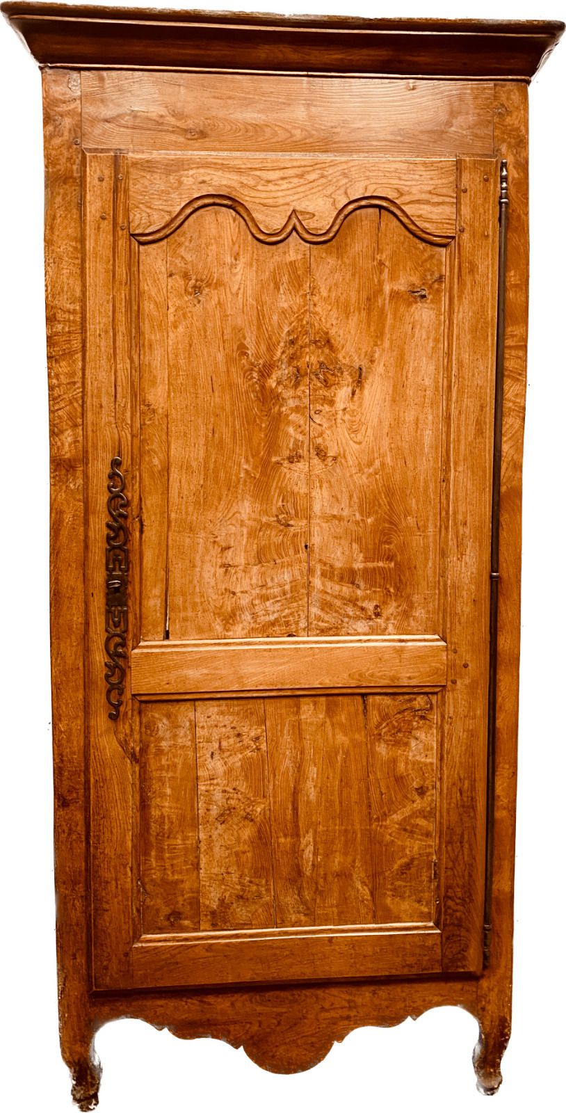 Louis XV Style Bonnetière In 19th Century Cherry Wood photo furniture