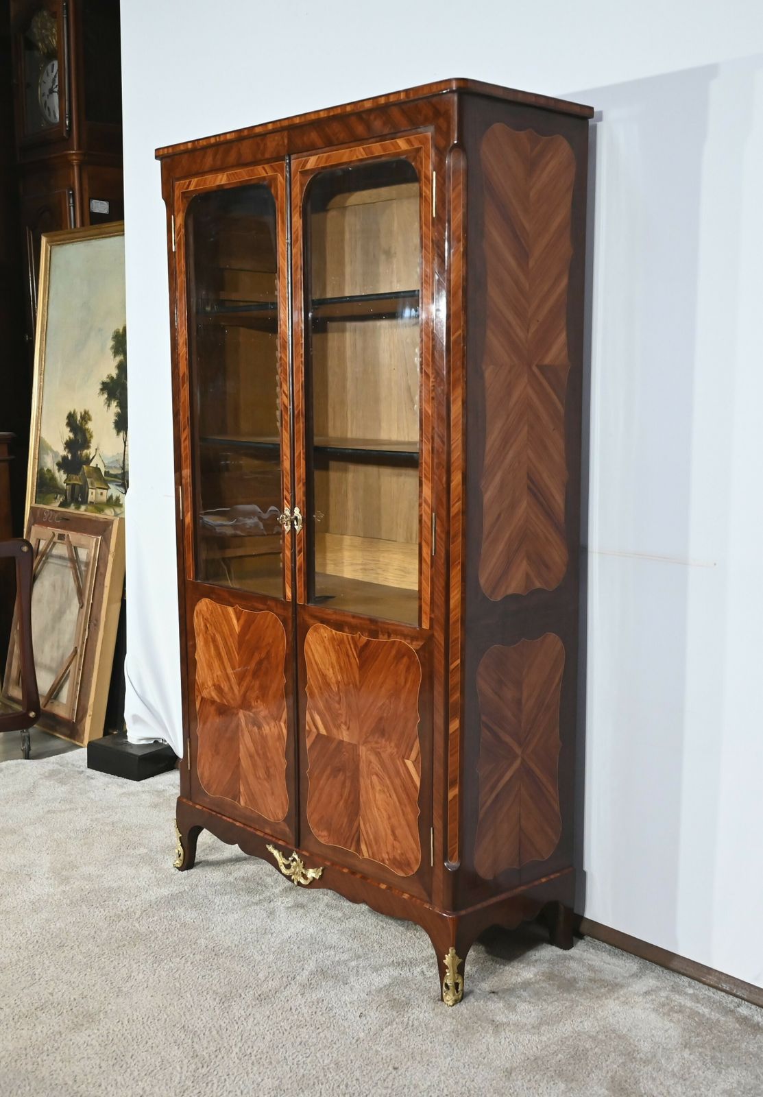 Small Showcase Library, Louis XV Style – 19th Century photo for sale