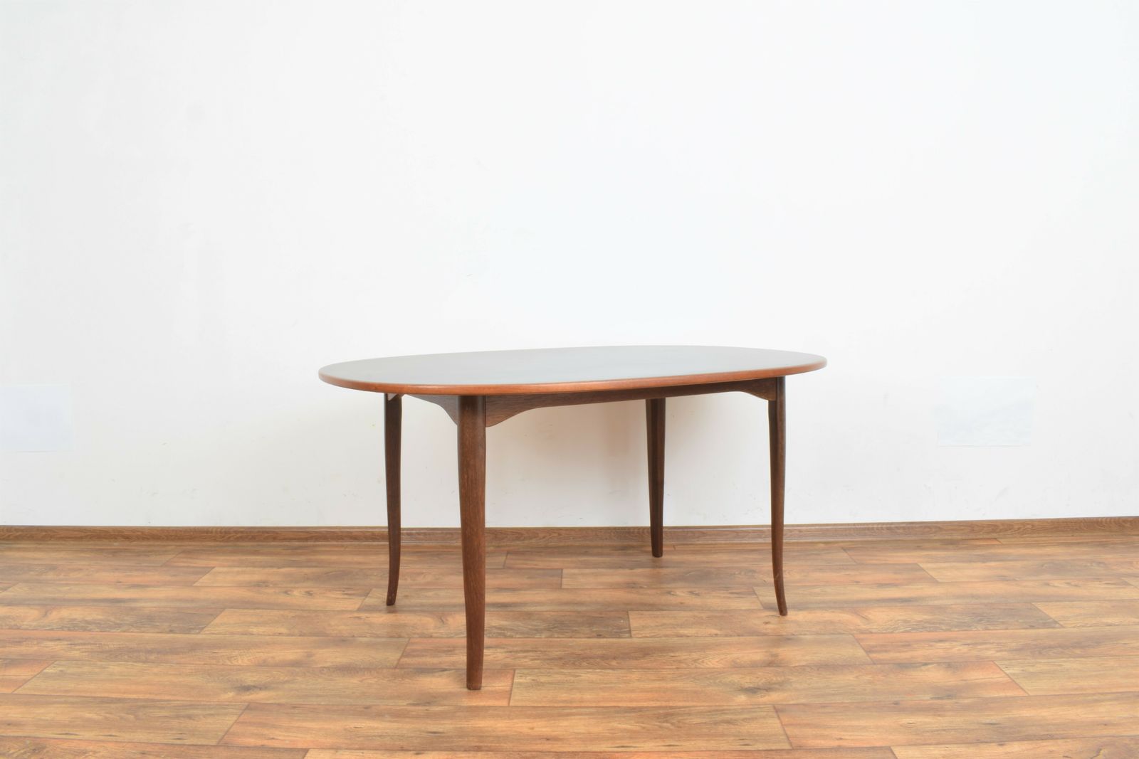 Mid Century Swedish Teak Table Model „Ovalen” By Carlm Malmsten For Mobel Komponerad Av, 1950s.