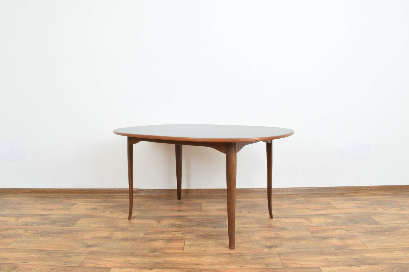 Mid Century Swedish Teak Table Model „Ovalen” By Carlm Malmsten For Mobel Komponerad Av, 1950s. photo furniture