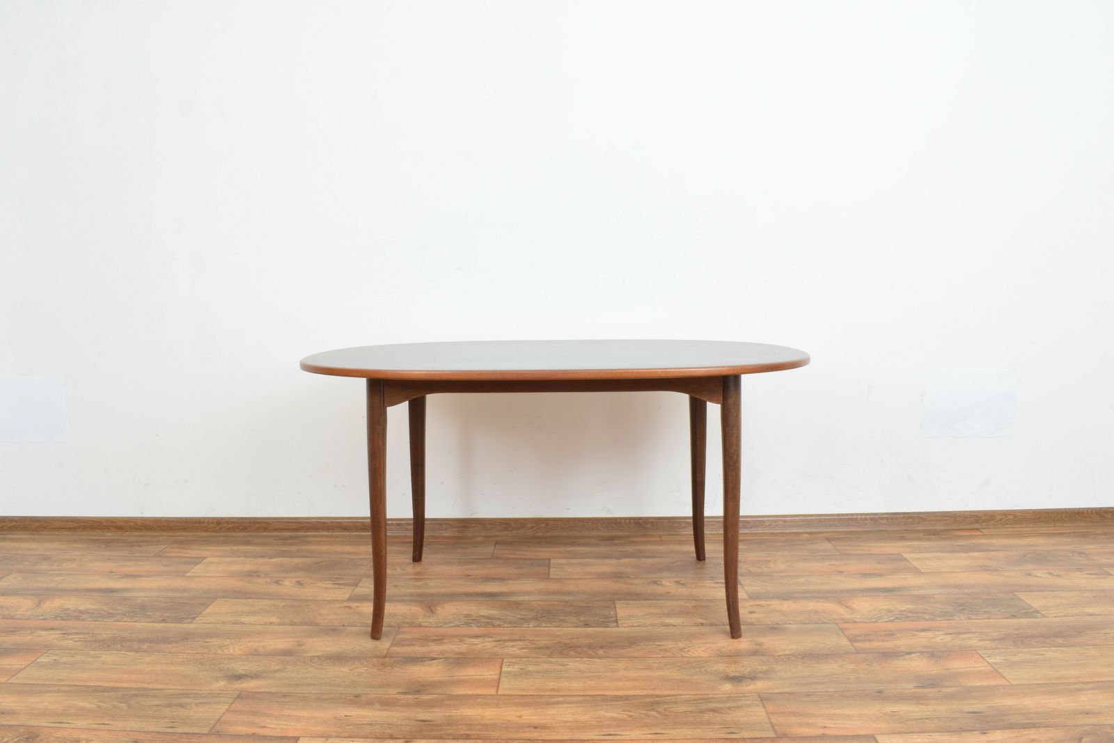Mid Century Swedish Teak Table Model „Ovalen” By Carlm Malmsten For Mobel Komponerad Av, 1950s. photo for sale