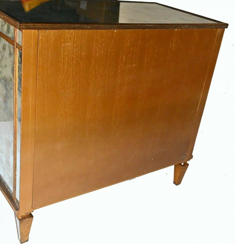 photo for sale Art Deco Commode Mirrored Chest Of Drawers