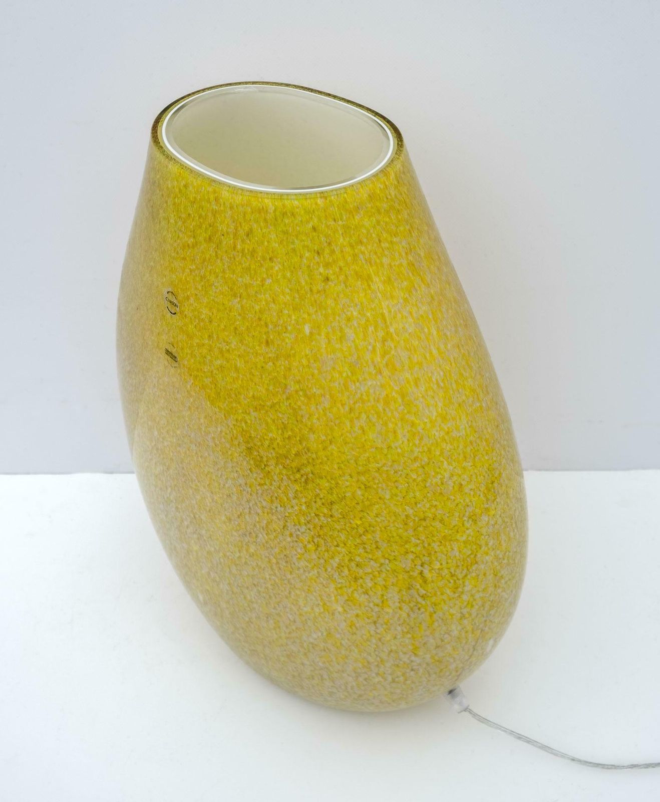 Modern Italian Murano Glass Table Lamp "Pulegoso" By Carlo Nason photo buy
