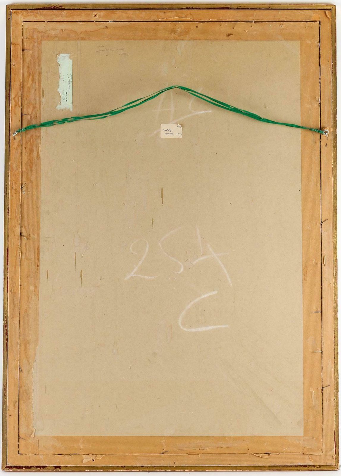 photo furniture Painting, Watercolor By Evelyne Luez, 1985.